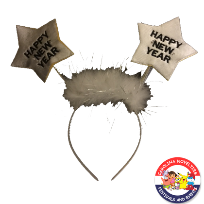 HAPPY NEW YEAR LED STAR BOPPERS 