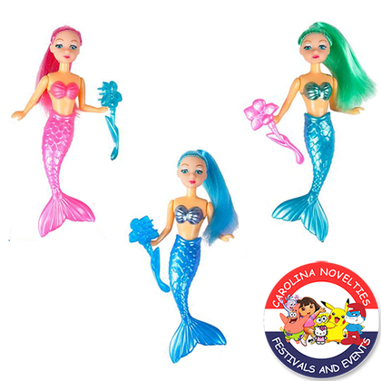 3pc 6" MERMAID SET 