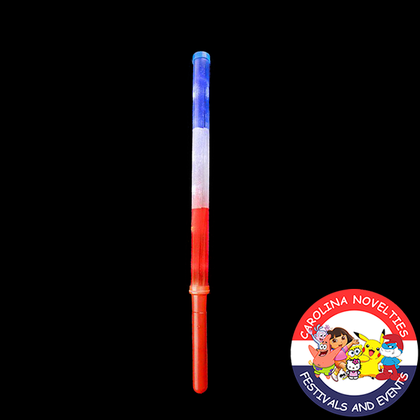 18" MULTICOLORED LIGHT-UP WAND
