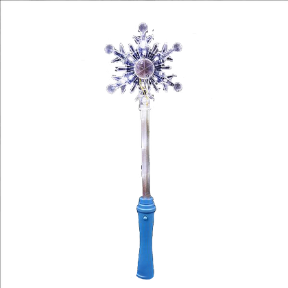 15.25" SNOWFLAKE WAND 
