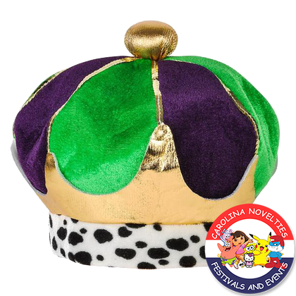 MARDI GRAS PLUSH CROWN