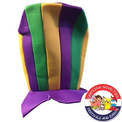 MARDI GRAS LARGE HAT