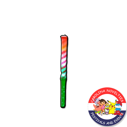 12" LIGHT-UP CANDY CANE STRIPE WAND 